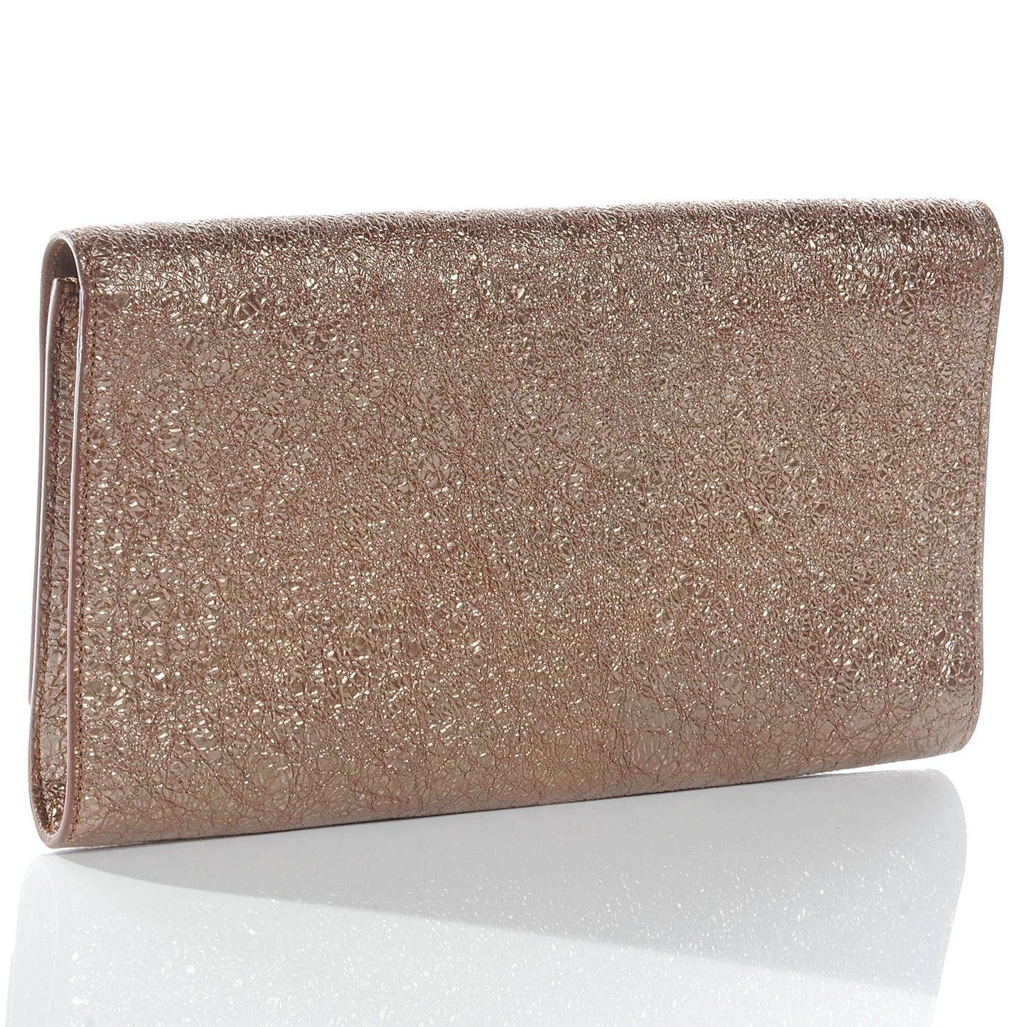 Metallic Belle De Jour Clutch Gold