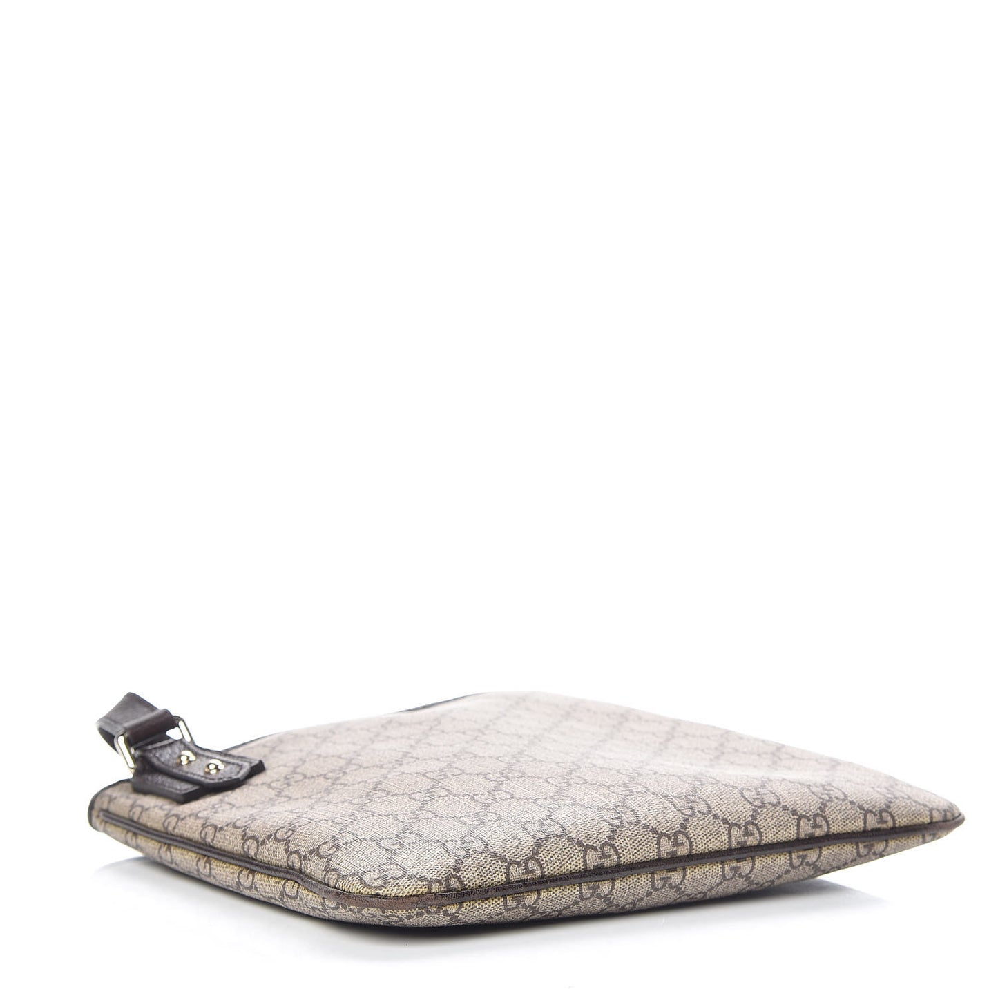 GG Plus Monogram Flat Messenger Beige Dark Brown