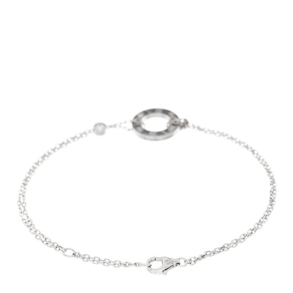 Cartier 18K White Gold Diamond LOVE Bracelet 2 of 3