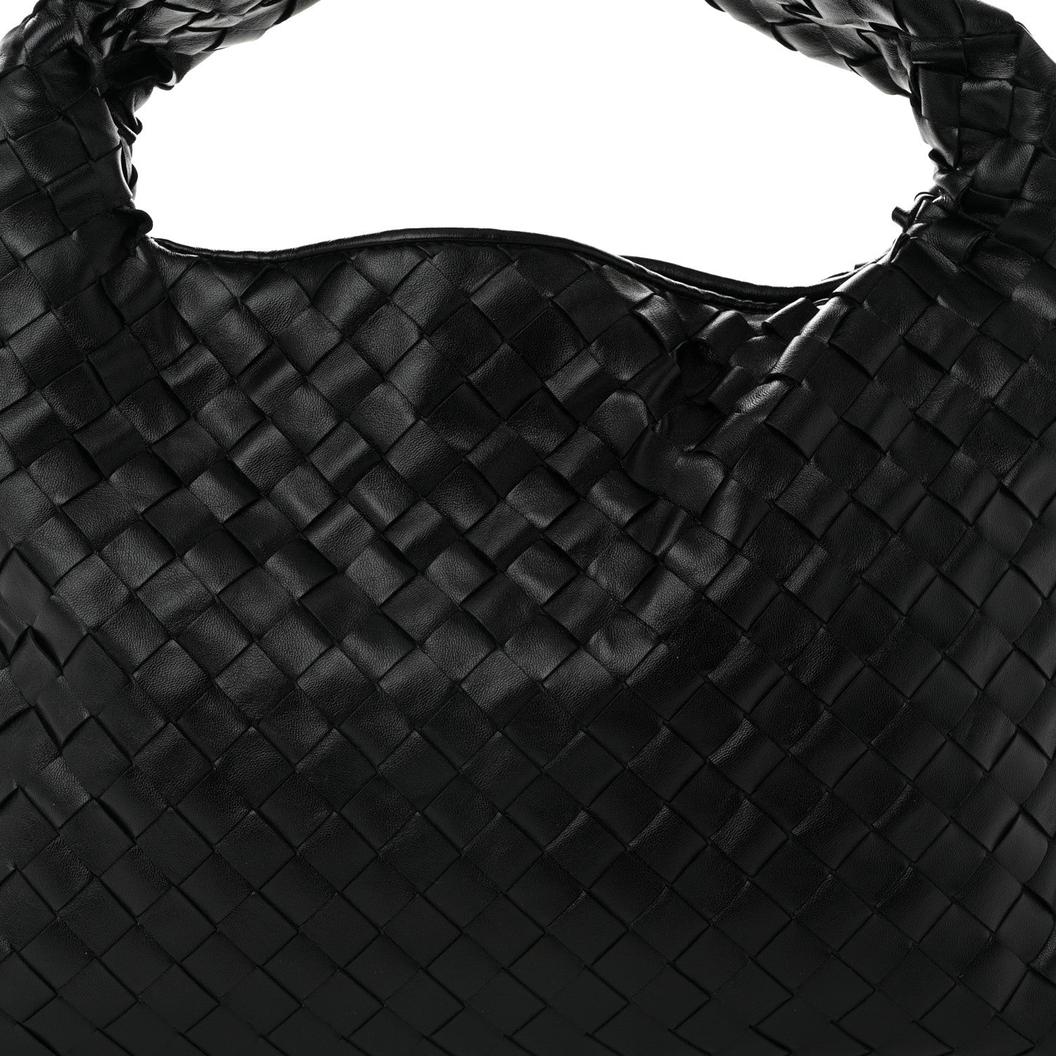 Bottega Veneta Calfskin Intrecciato Small Hop Black 8 of 10