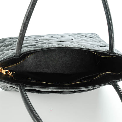 Chanel Caviar Quilted Medallion Tote Black 5 of 7