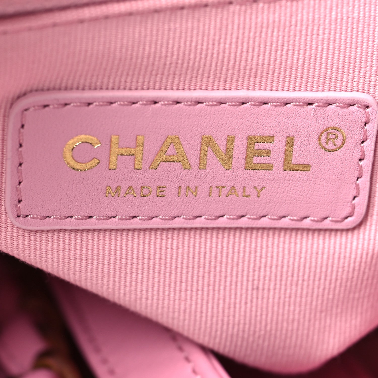 Chanel Shearling Lambskin Medium Deauville Tote Pink 7 of 14