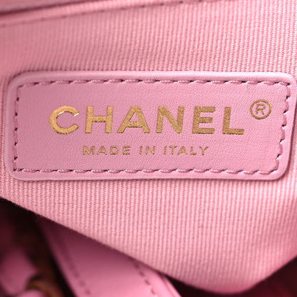 Chanel Shearling Lambskin Medium Deauville Tote Pink 7 of 14