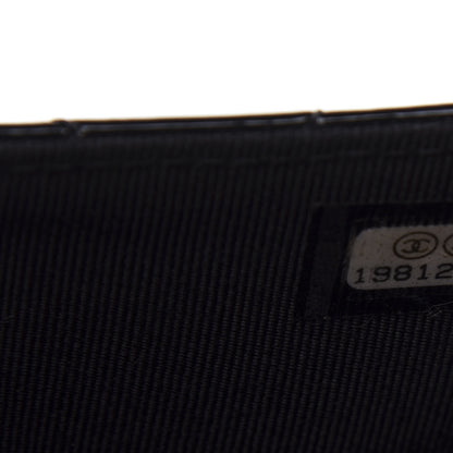 Chanel Patent Quilted Small Flap Wallet Black 10 of 11