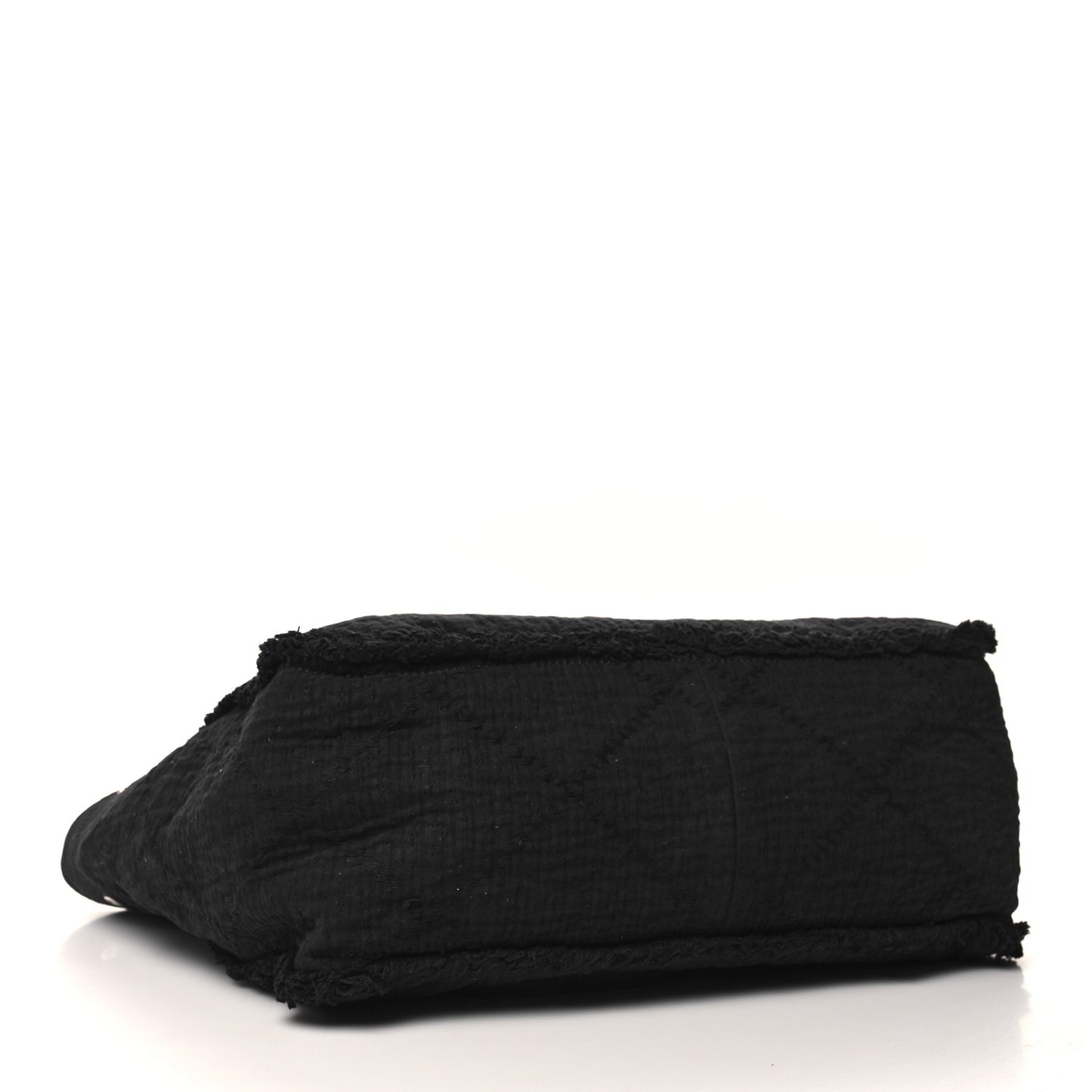 Canvas Extra Large Double Face Shopping Tote Black