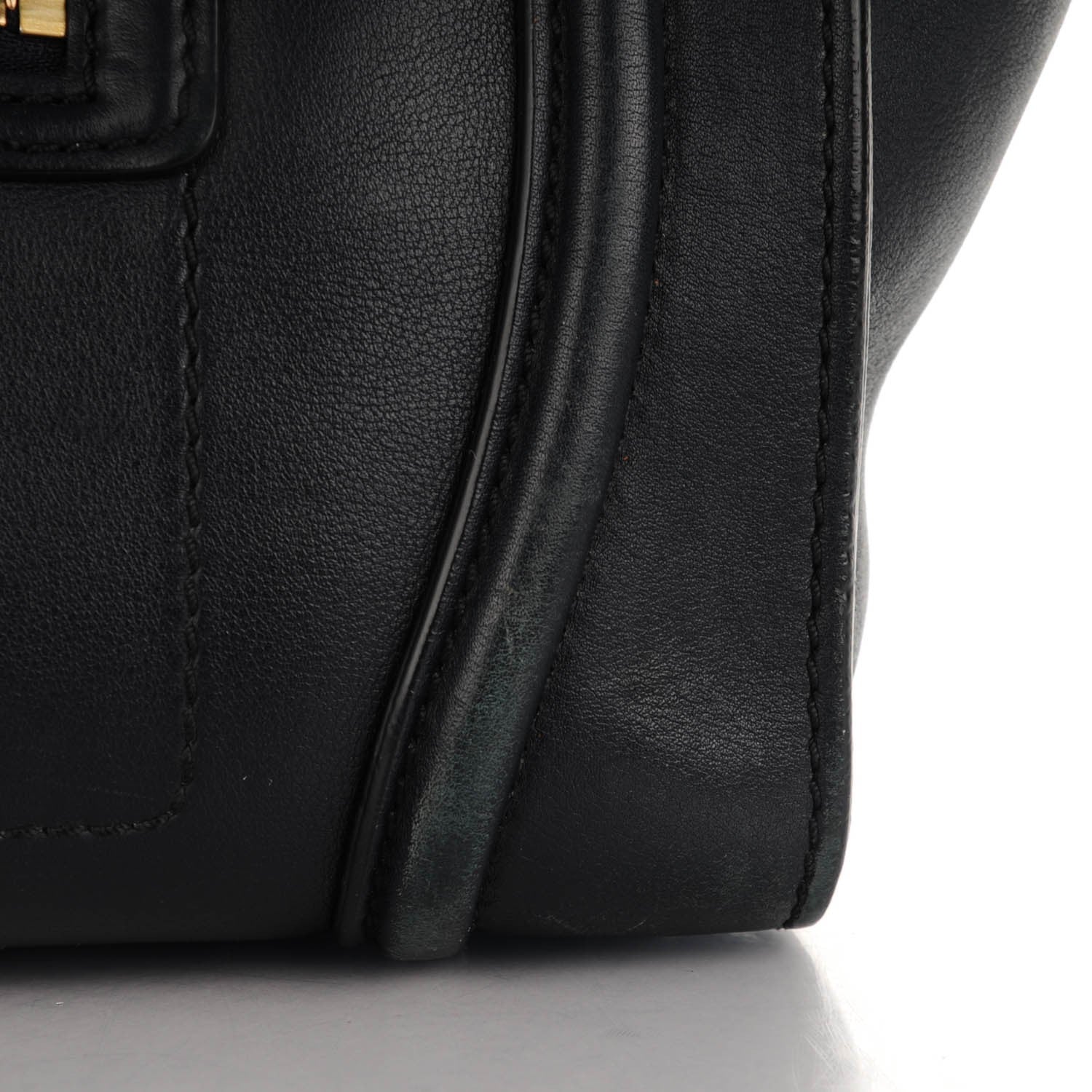 Celine Smooth Calfskin Mini Luggage Navy Blue 8 of 9