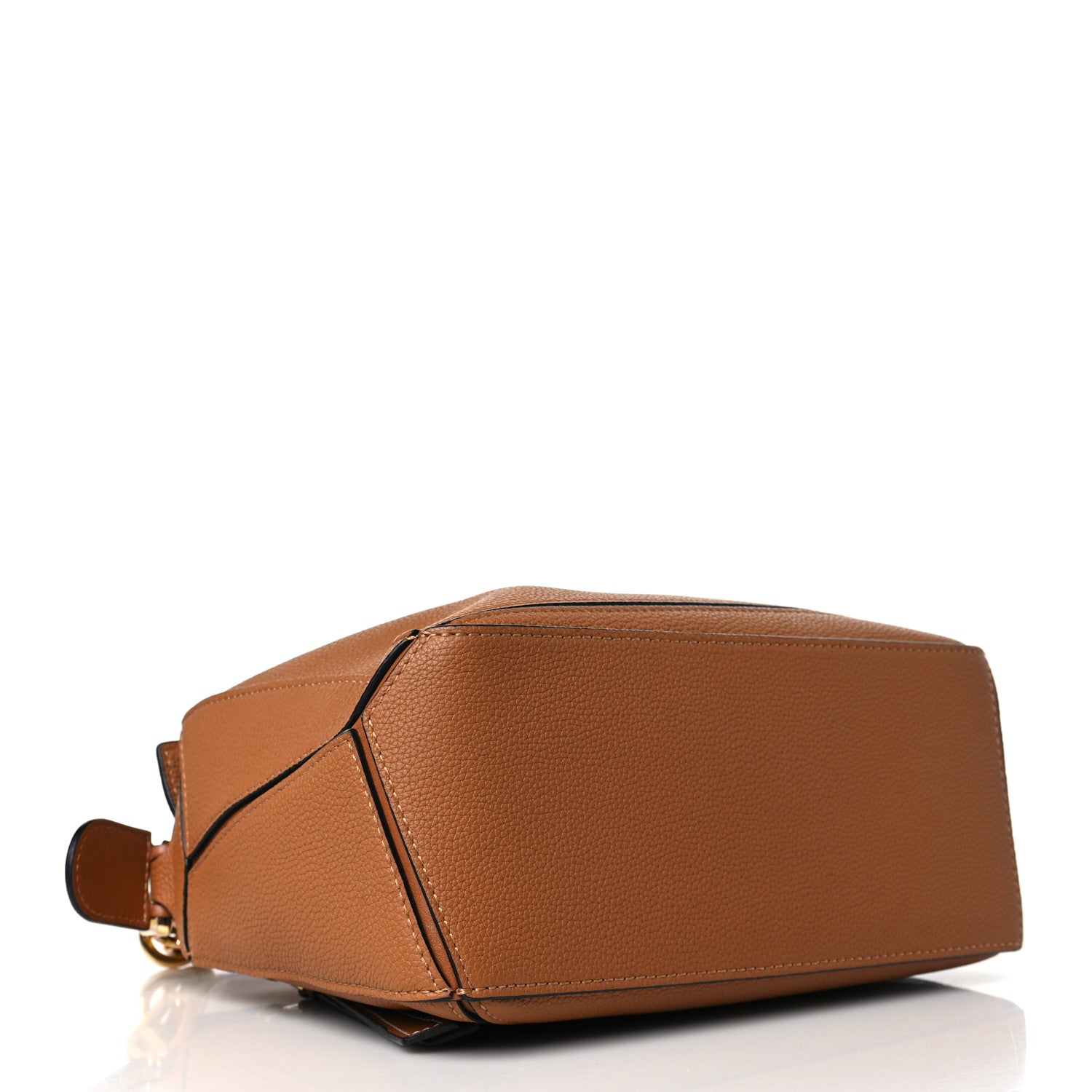 Loewe Grained Calfskin Small Puzzle Bag Tan 4 of 8
