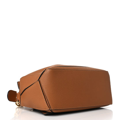 Loewe Grained Calfskin Small Puzzle Bag Tan 4 of 8