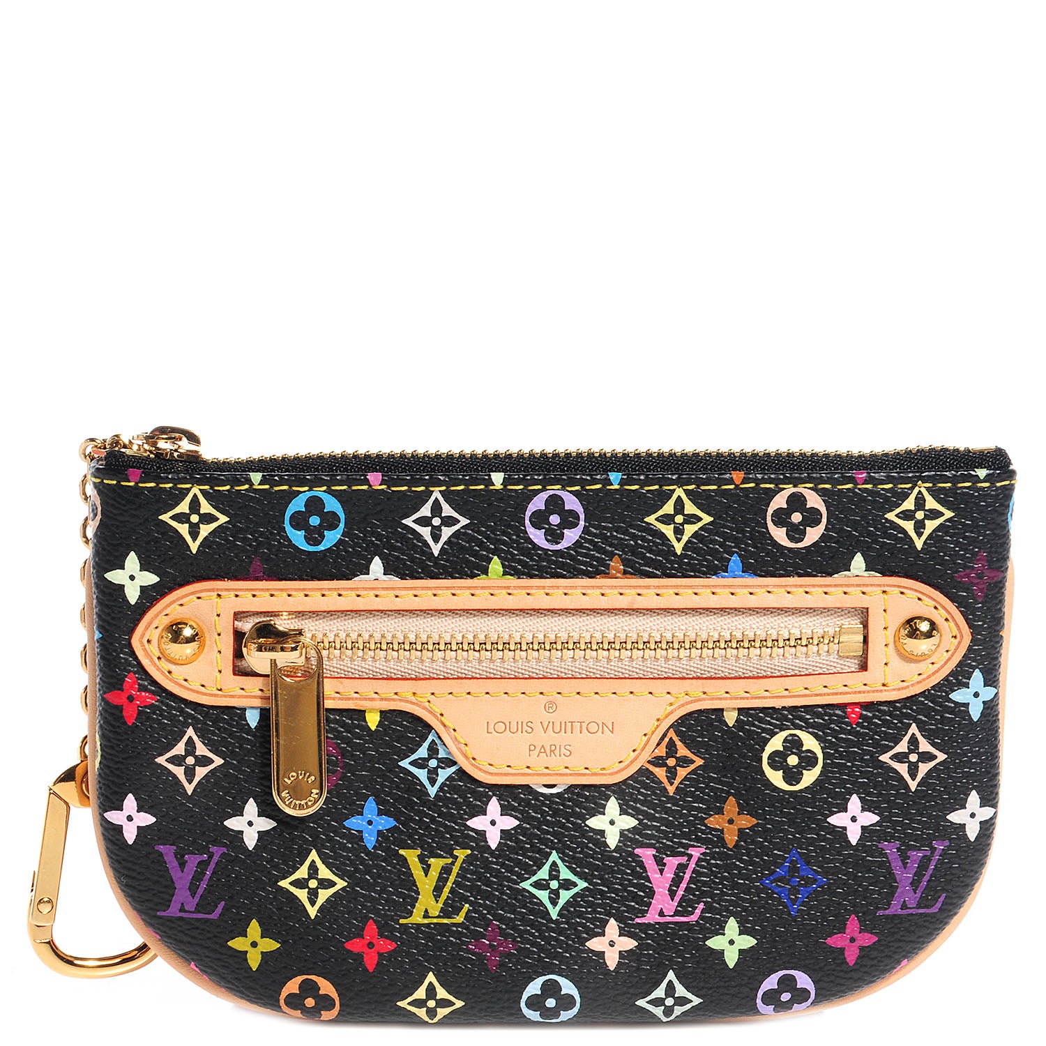 Louis Vuitton Monogram Multicolor Pochette Plate MM Black 1 of 8