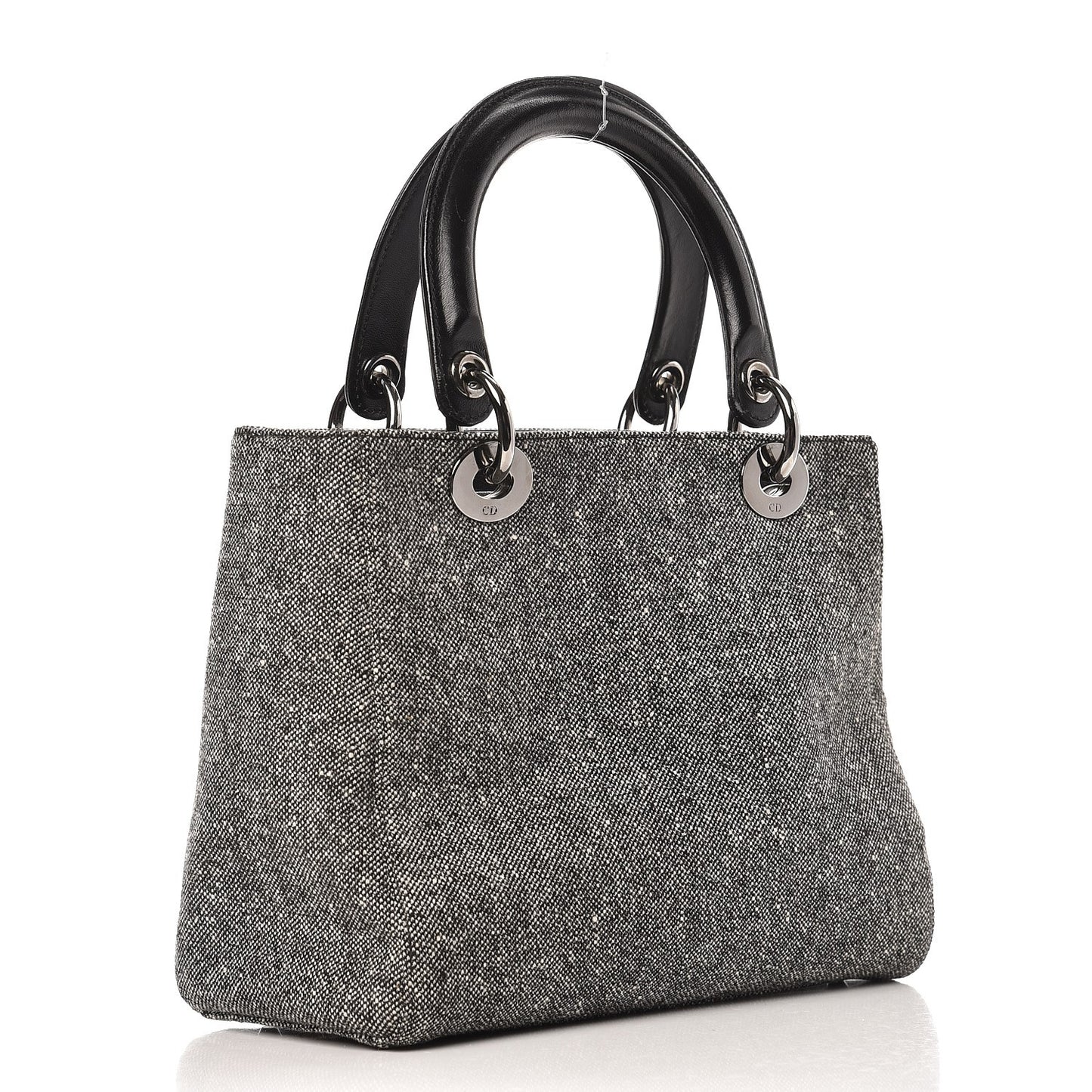 Tweed Medium Lady Dior Black