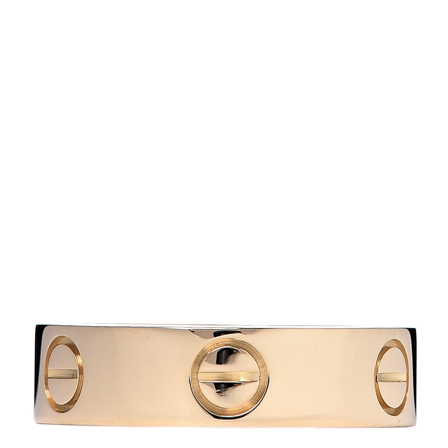 Cartier 18K Yellow Gold 5.5mm LOVE Ring 56 7.5 3 of 4