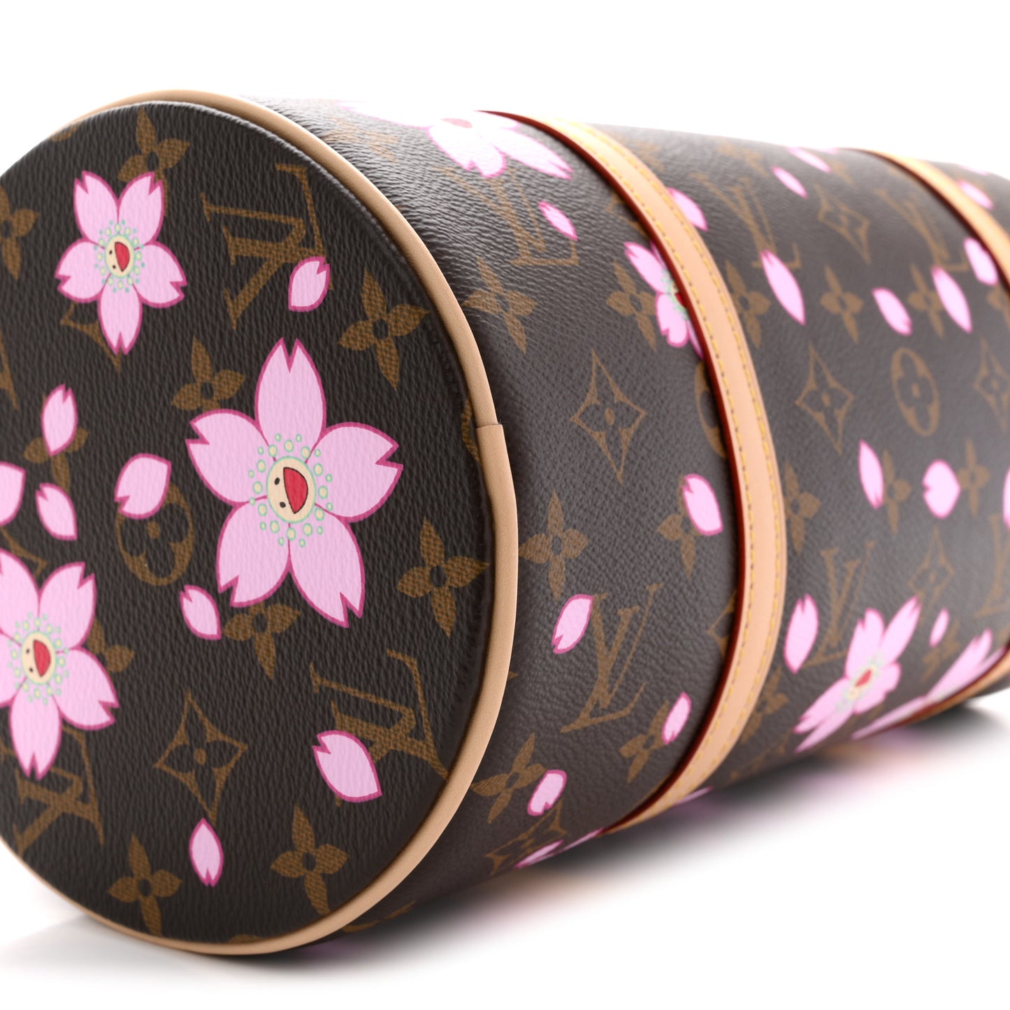 LV X TM Monogram Cherry Blossom Papillon Sakura Brown