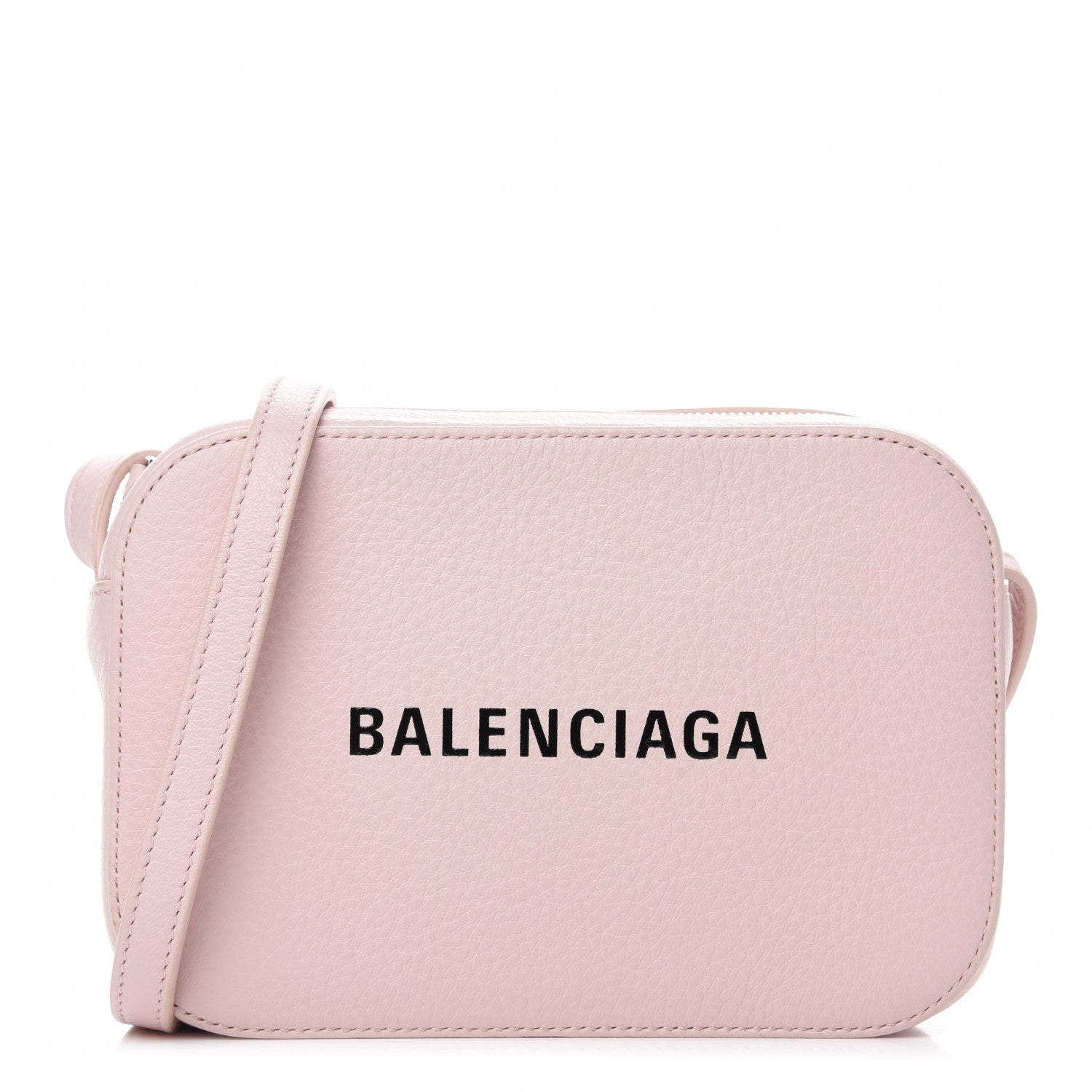 Balenciaga Smooth Calfskin Logo XS Everyday Camera Bag Light Rose Black 1 of 10