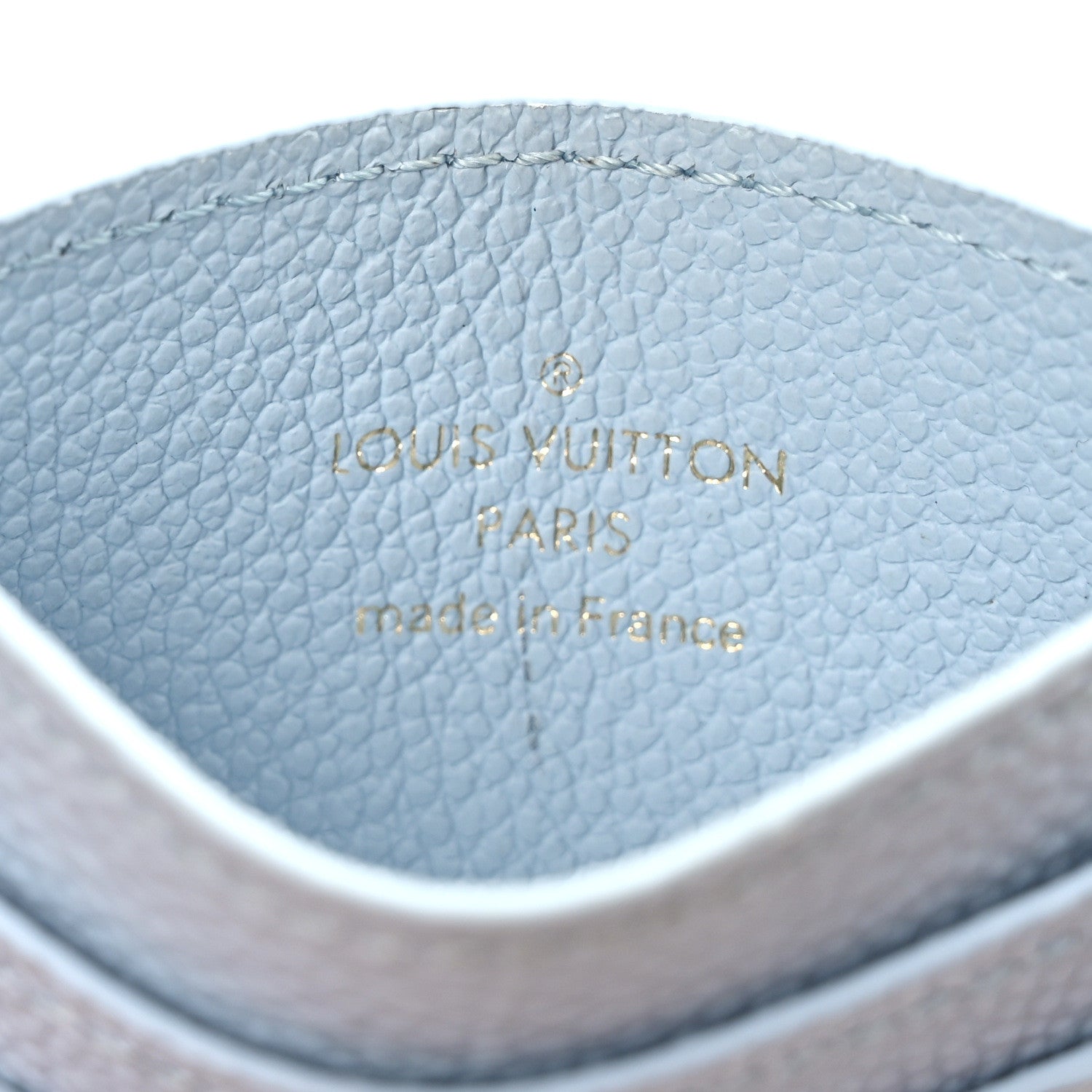 Louis Vuitton Empreinte Monogram LV Charms Card Holder Bleu Olympe 6 of 6