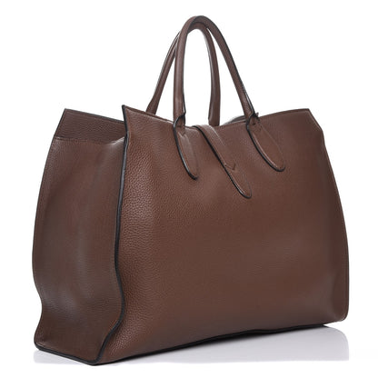 Gucci Soft Calfskin Medium Jackie Top Handle Bag Nut Brown 3 of 9