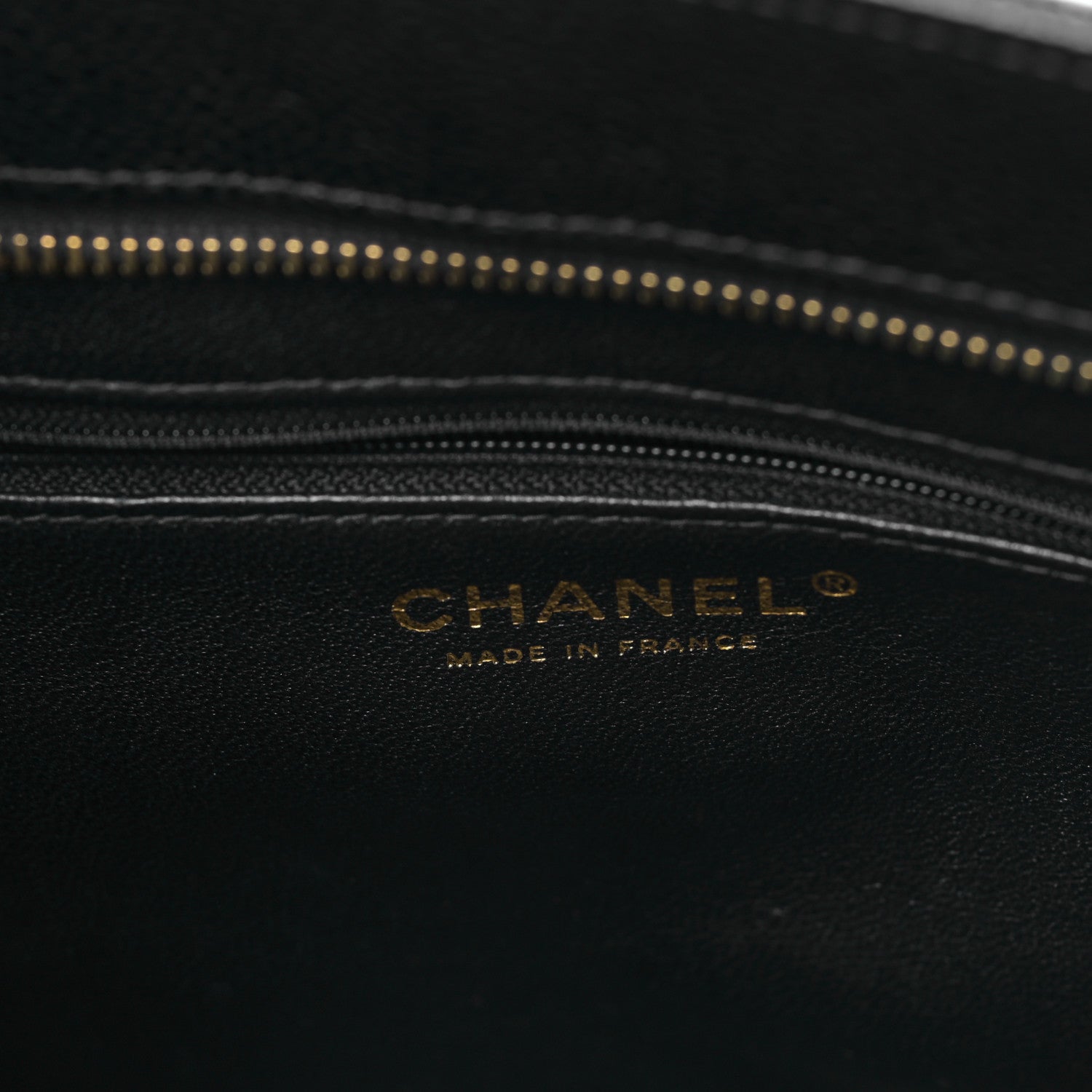 Chanel Caviar Quilted Medallion Tote Black 6 of 9