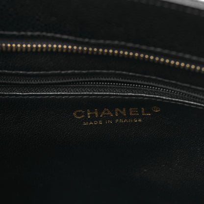 Chanel Caviar Quilted Medallion Tote Black 6 of 9