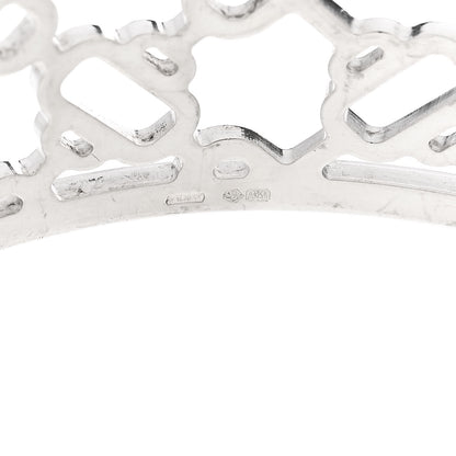 Hermes Sterling Silver Passerelle Chaine d'Ancre Cuff Bracelet 4 of 5