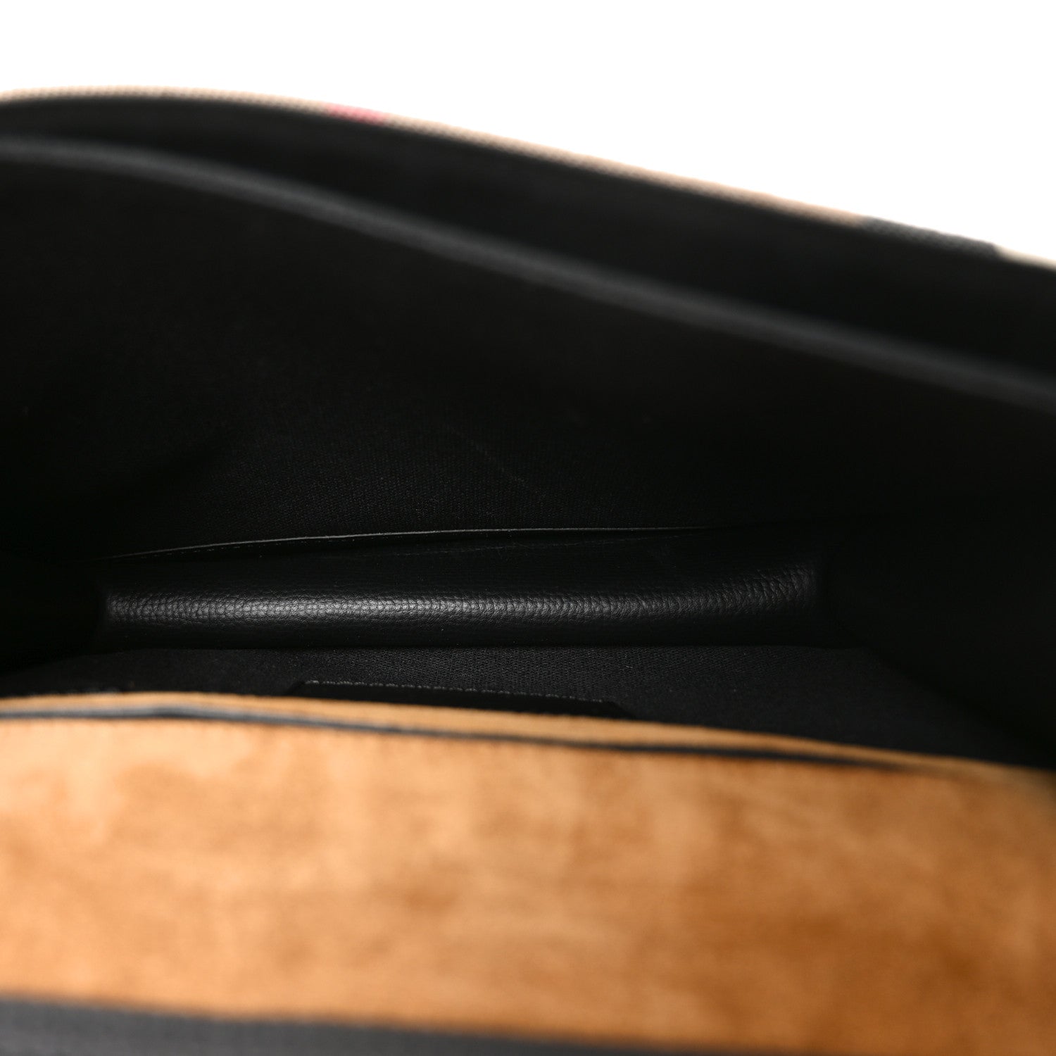 Burberry Derby Calfskin House Check Baby Macken Crossbody Bag Black 5 of 10