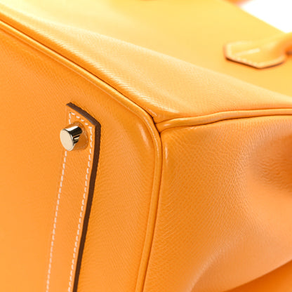 Hermes Epsom Candy Birkin 35 Jaune D'Or Feu 12 of 12