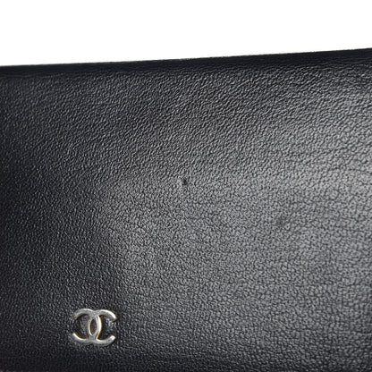 Chanel Goatskin Yen Wallet Black 13 of 13