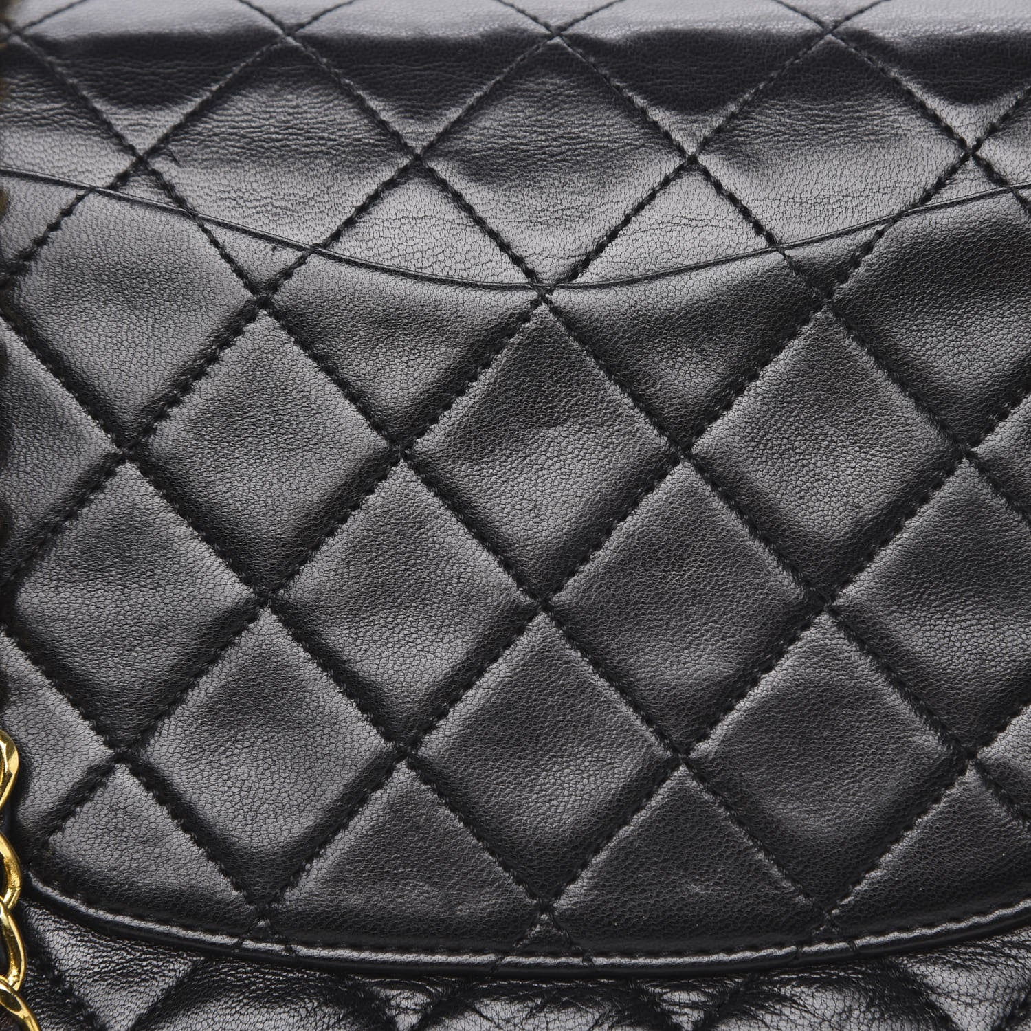 Chanel Lambskin Quilted Small Double Flap Black 9 of 15