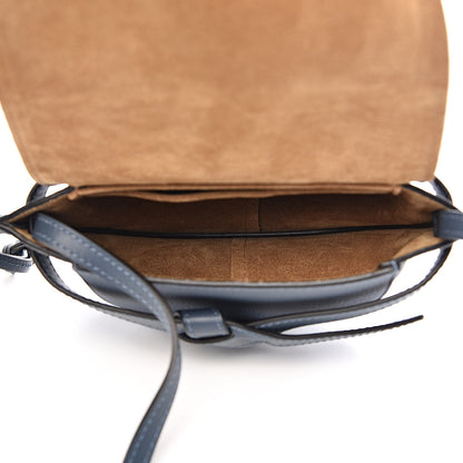 Loewe Grained Calfskin Mini Gate Crossbody Bag Steel Blue 5 of 10