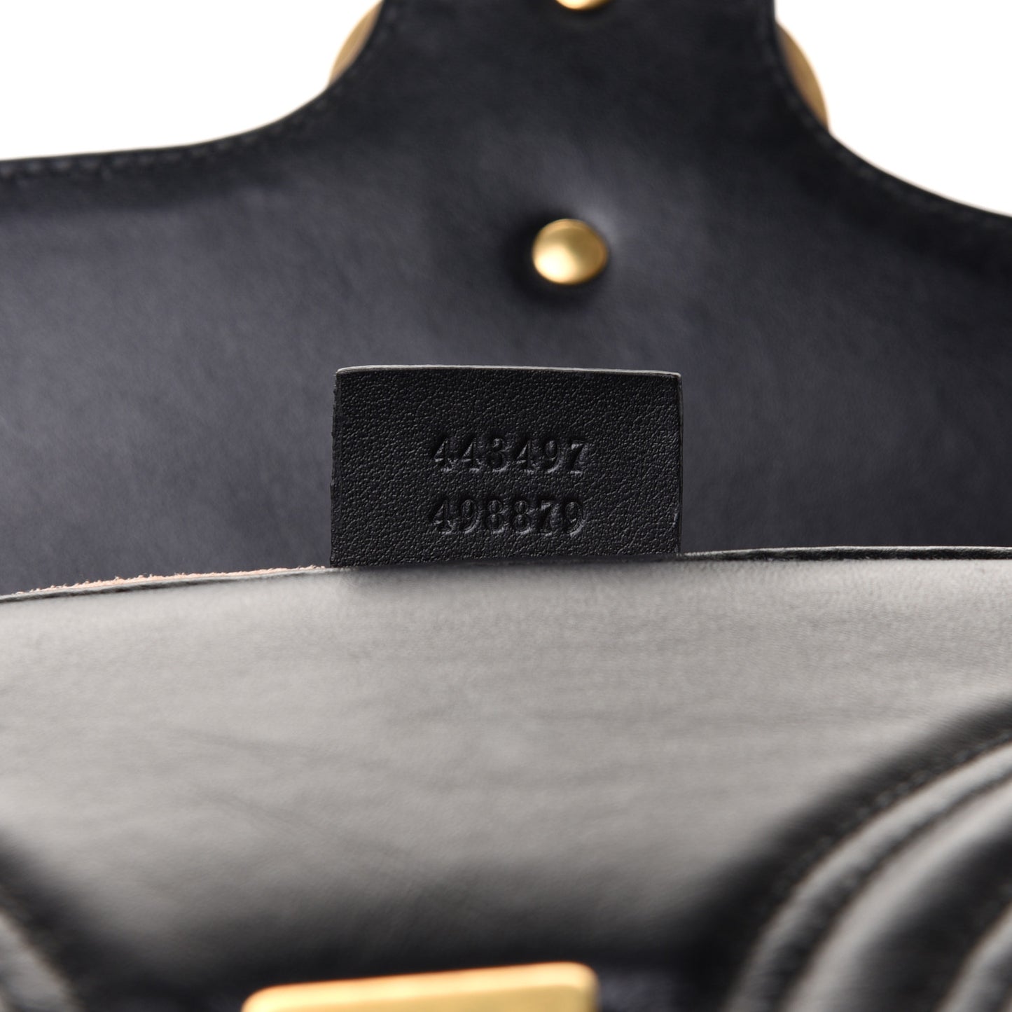 Calfskin Matelasse Small GG Marmont Shoulder Bag Black