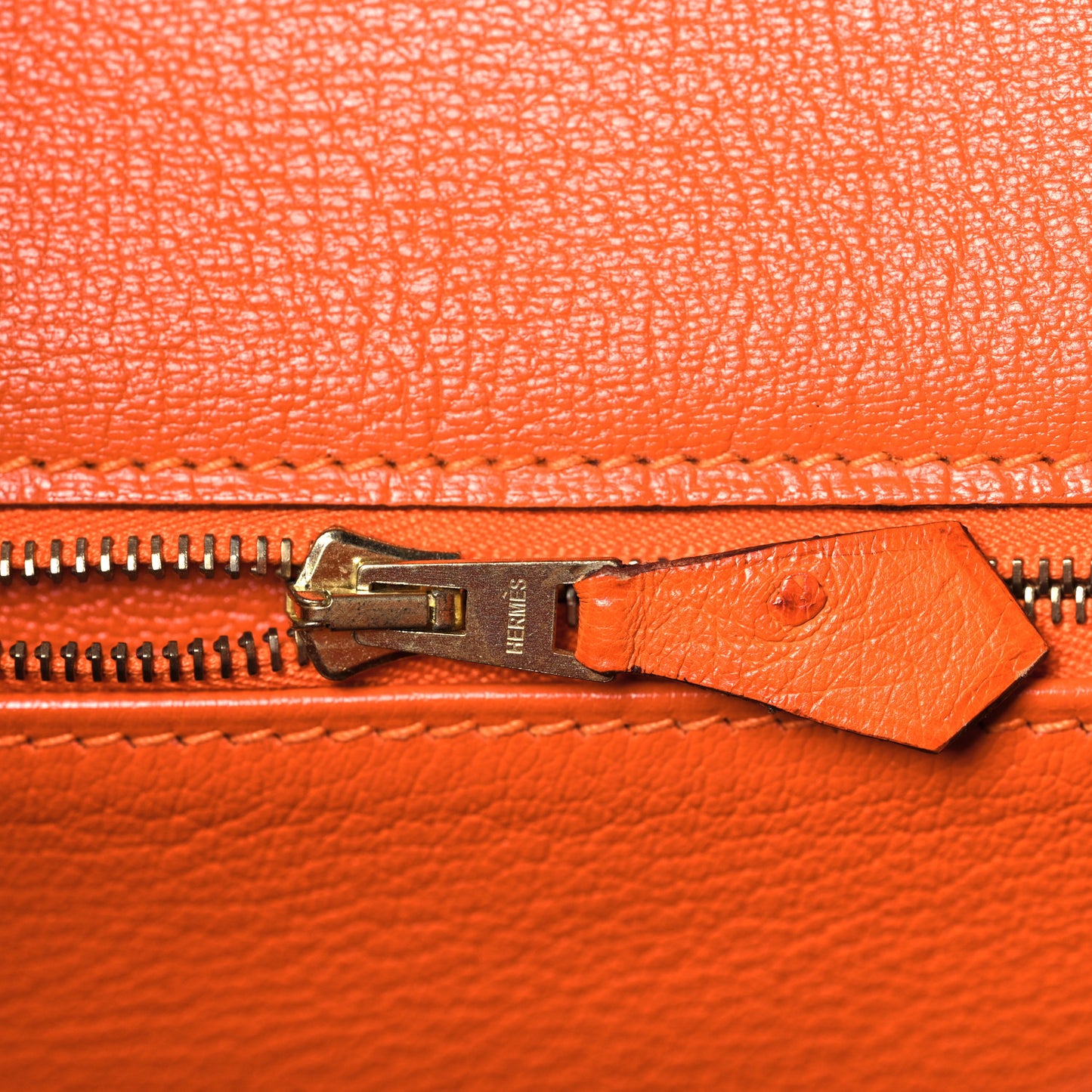 Ostrich Birkin 35 Orange