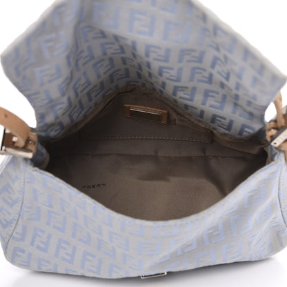 Fendi Zucchino Mini Mama Baguette Blue 5 of 11
