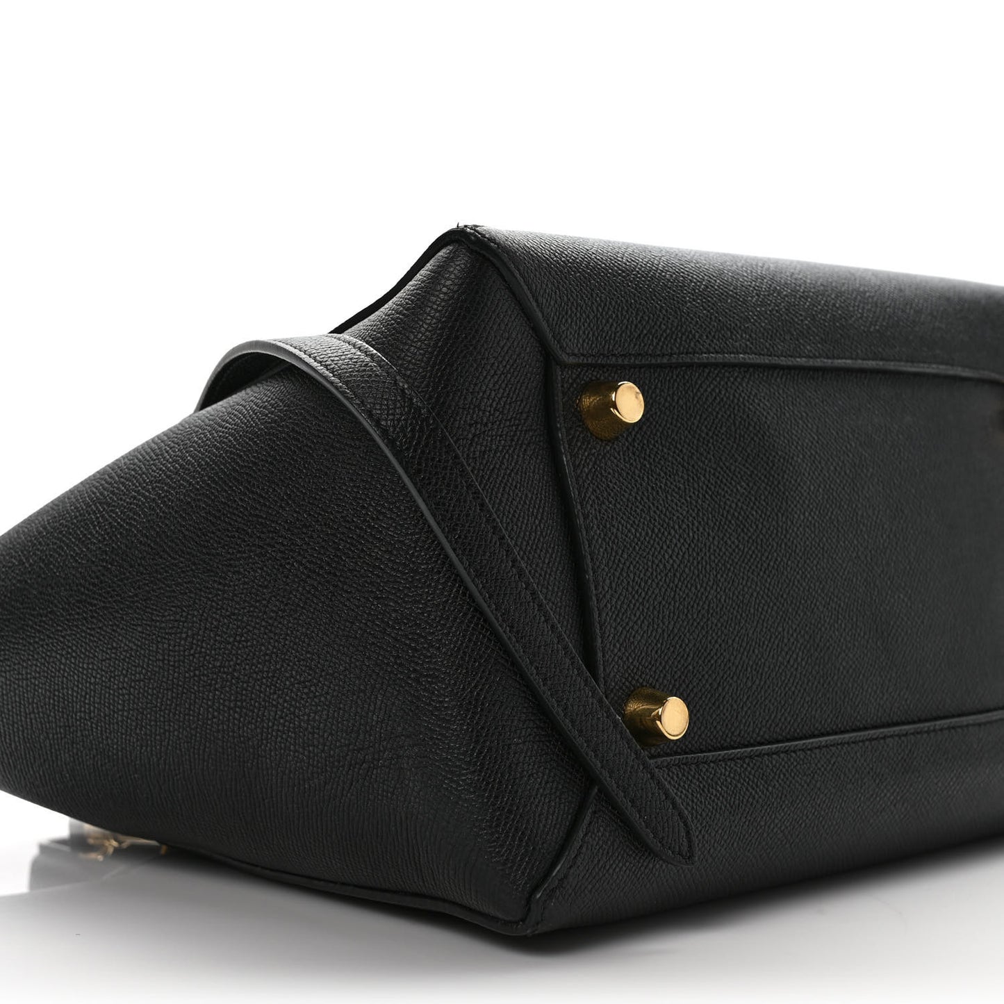 Grained Calfskin Small Belt Bag Black