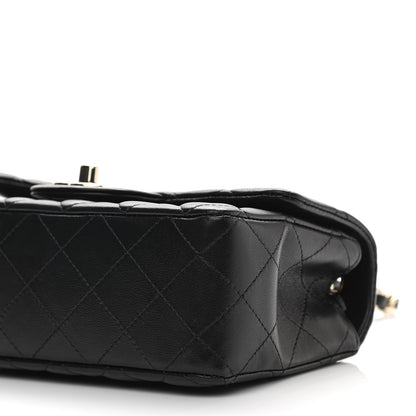 Chanel Lambskin Quilted Mini Rectangular Flap Black 10 of 11