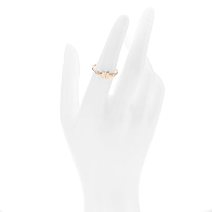 Tiffany 18K Rose Gold T Wire Ring 53 6.25 2 of 5