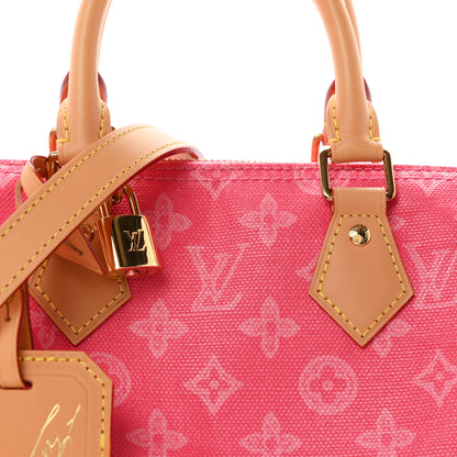 Louis Vuitton Monogram Origine Speedy Bandouliere 25 Rose Ruban 7 of 9