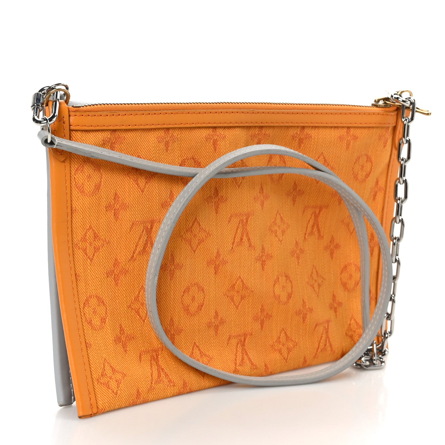Louis Vuitton Monogram Antartica Double Flat Messenger 3 of 9