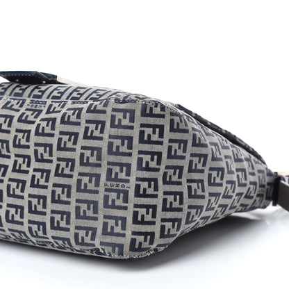 Fendi Zucchino Mama Baguette Navy 7 of 10