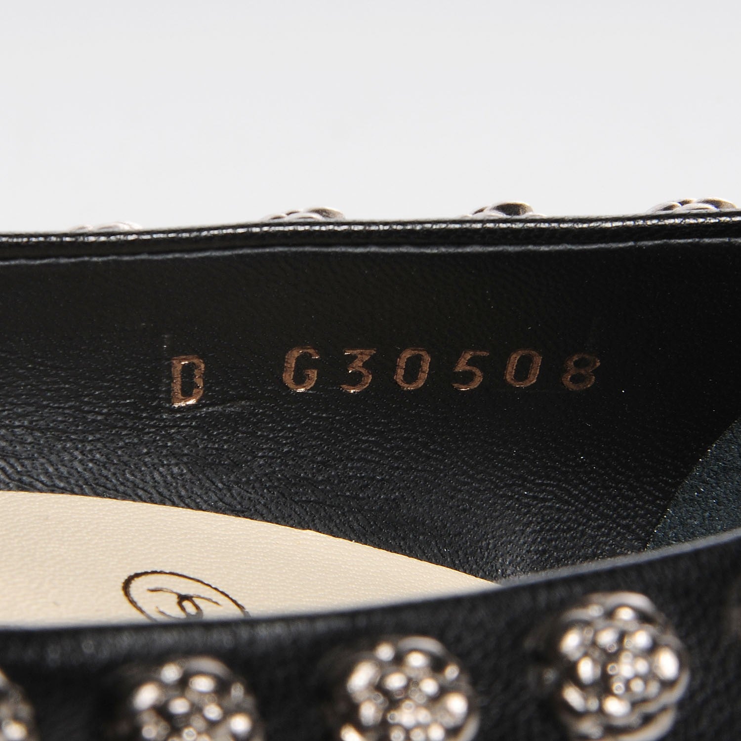 Chanel Lambskin Cap Toe Camellia Pumps Black 36 7 of 7