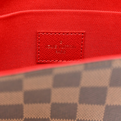 Louis Vuitton Damier Ebene Pochette Felicie Chain Wallet 7 of 12