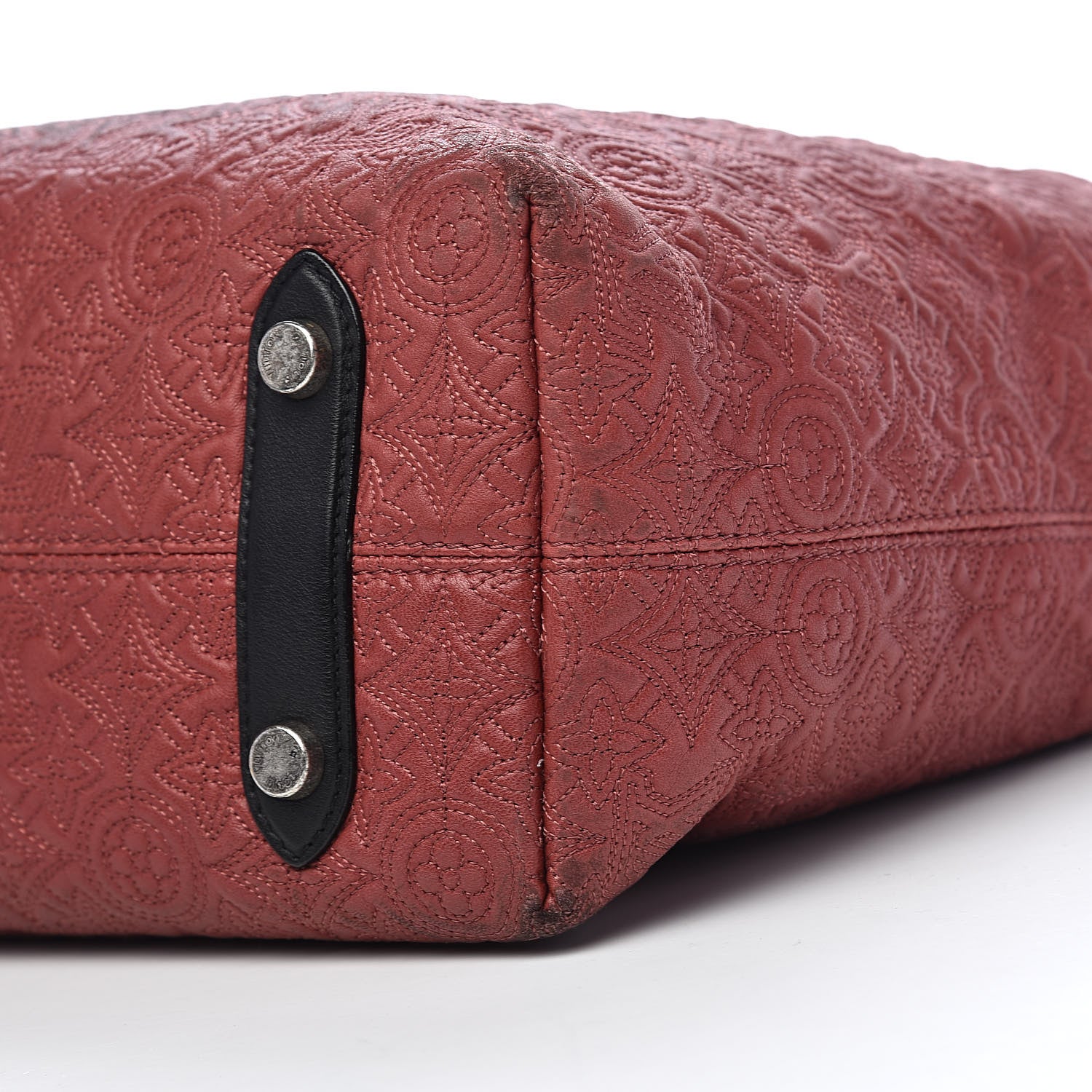 Louis Vuitton Monogram Lambskin Antheia Hobo PM Framboise 11 of 14