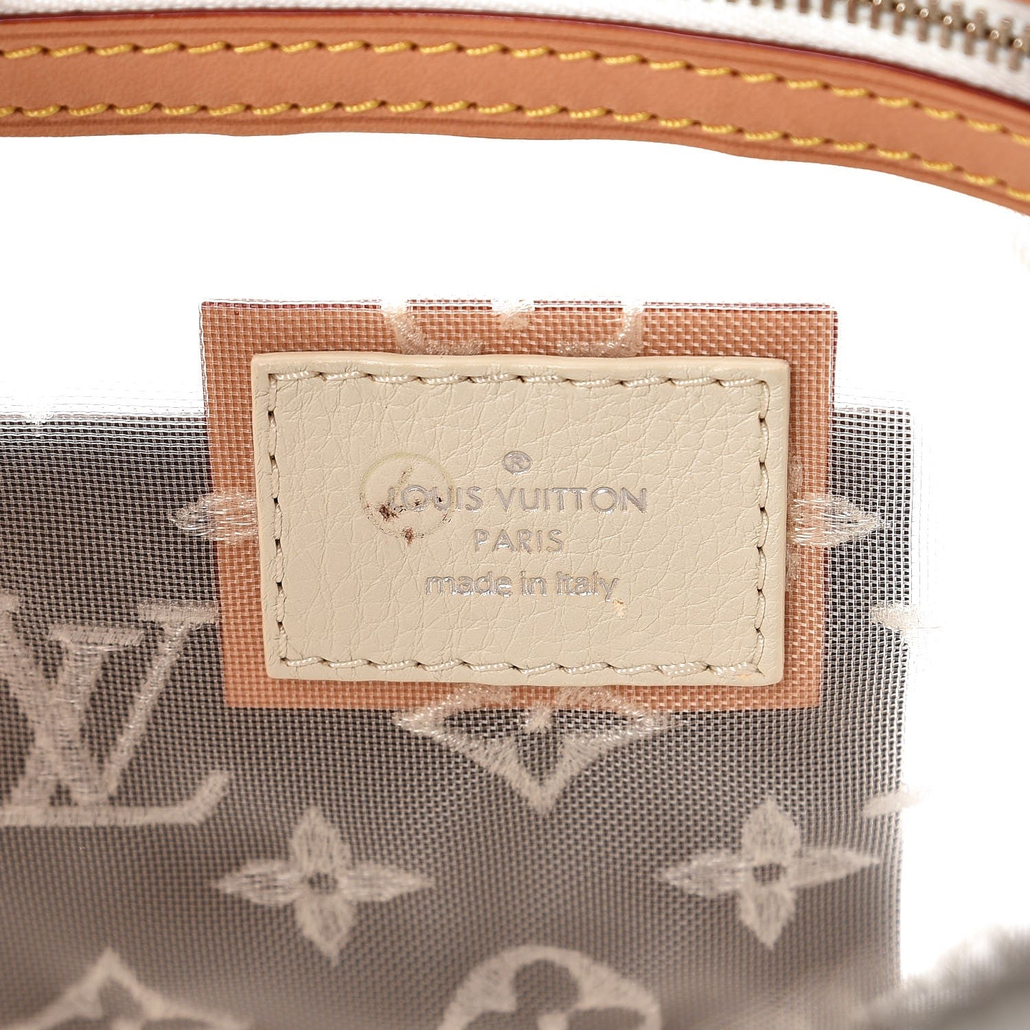 Louis Vuitton Monogram Transparence Lockit White 6 of 11