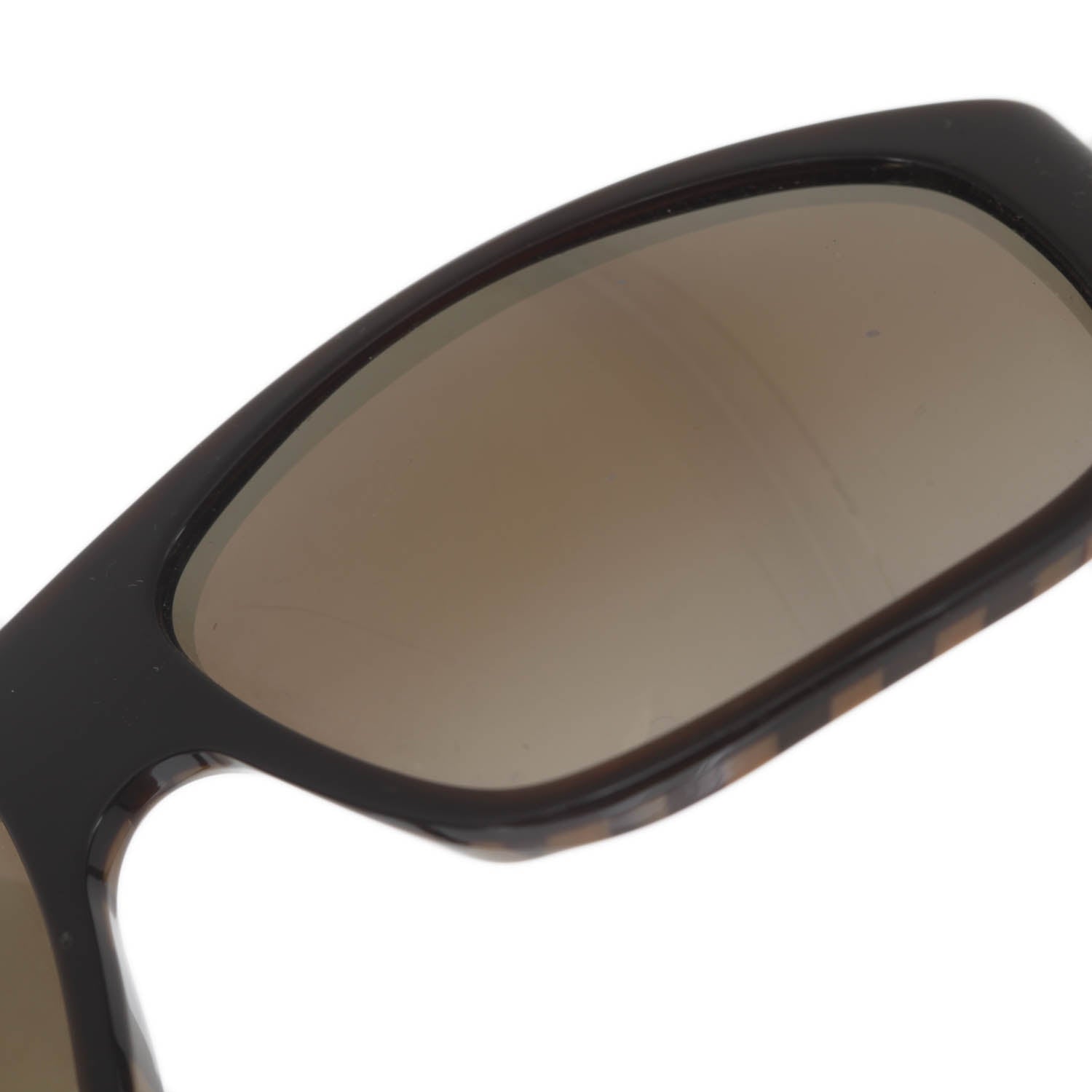 Louis Vuitton Damier Ebene Faux Semblant Rectangle Sunglasses Z0018E 8 of 9