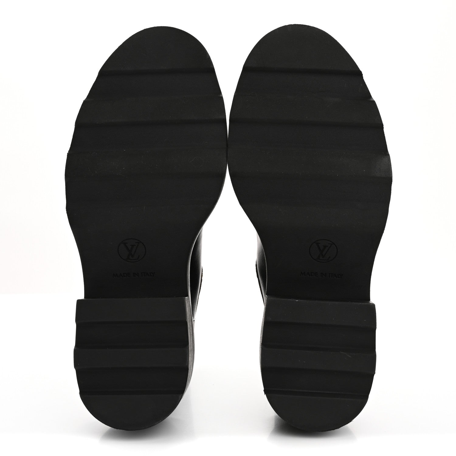 Louis Vuitton Calfskin Monogram Beaubourg Ankle Boots 38 Black 6 of 9