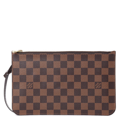 Louis Vuitton Damier Ebene Neverfull MM GM Pochette 1 of 9