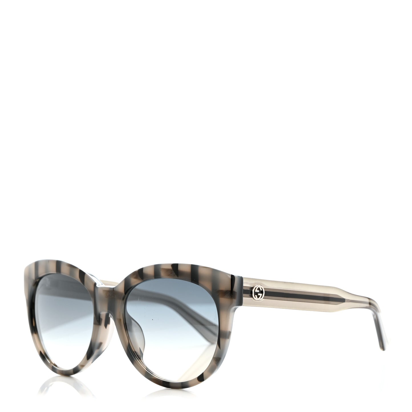 Cat Eye GG3757/F/S Sunglasses Gray Black