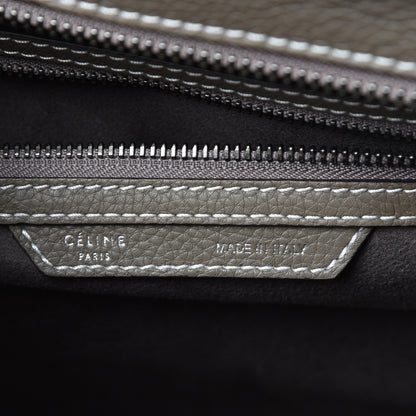 Celine Drummed Calfskin Mini Luggage Souris 5 of 15