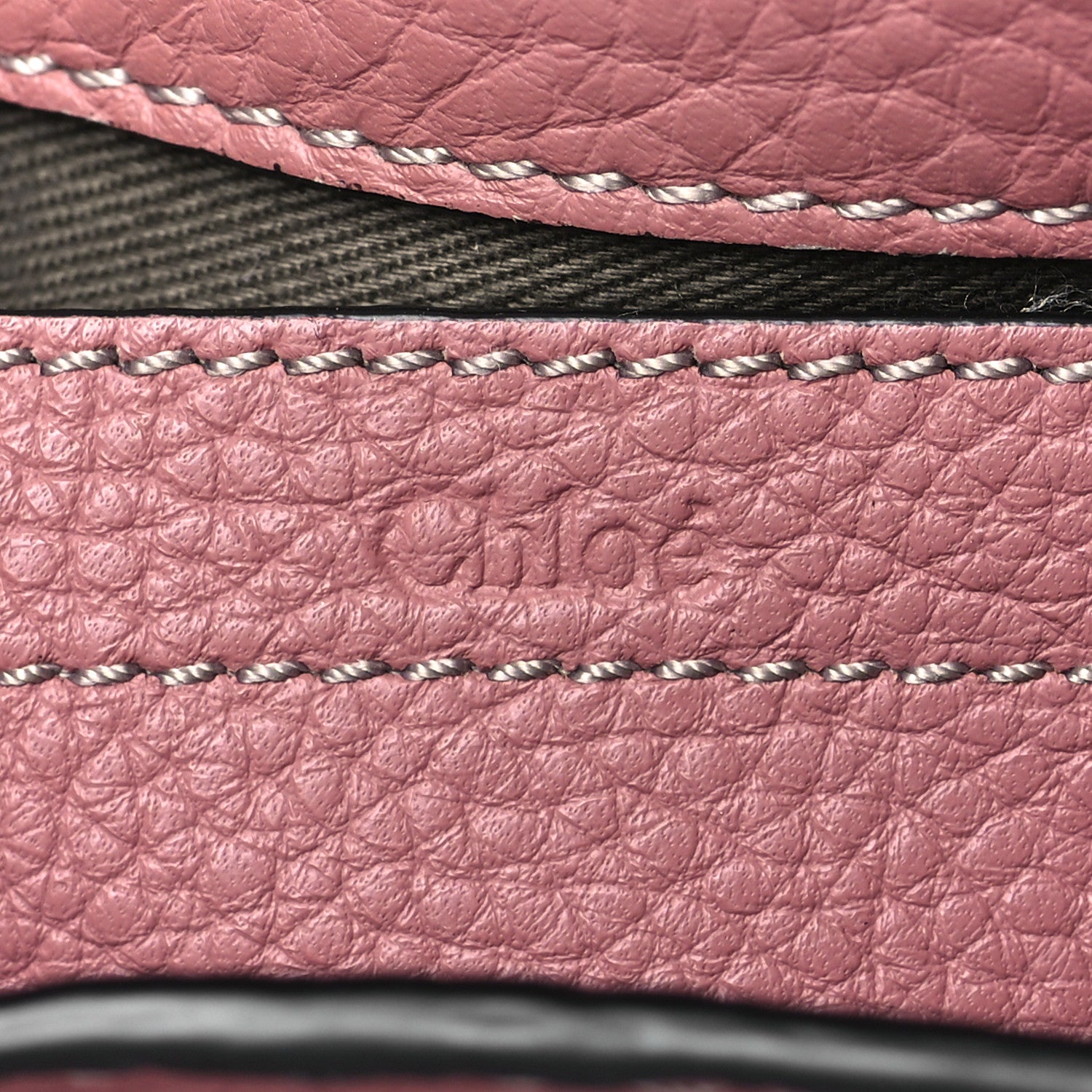 Chloe Calfskin Mini Marcie Round Crossbody Bag Rusty Pink 6 of 11