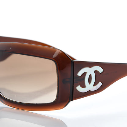 Chanel Mother of Pearl CC Sunglasses 5076-H Brown 5 of 10