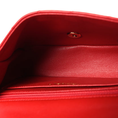 Chanel Lambskin Quilted Mini Rectangular Flap Red 5 of 10
