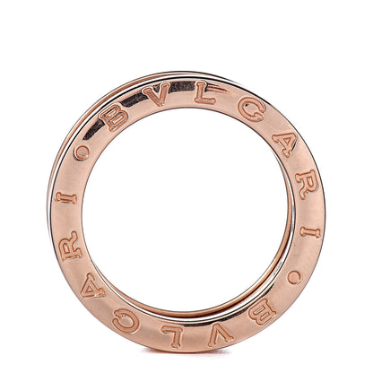 Bulgari 18K Rose Gold B.Zero1 Three-Band Ring 50 5.25 4 of 6