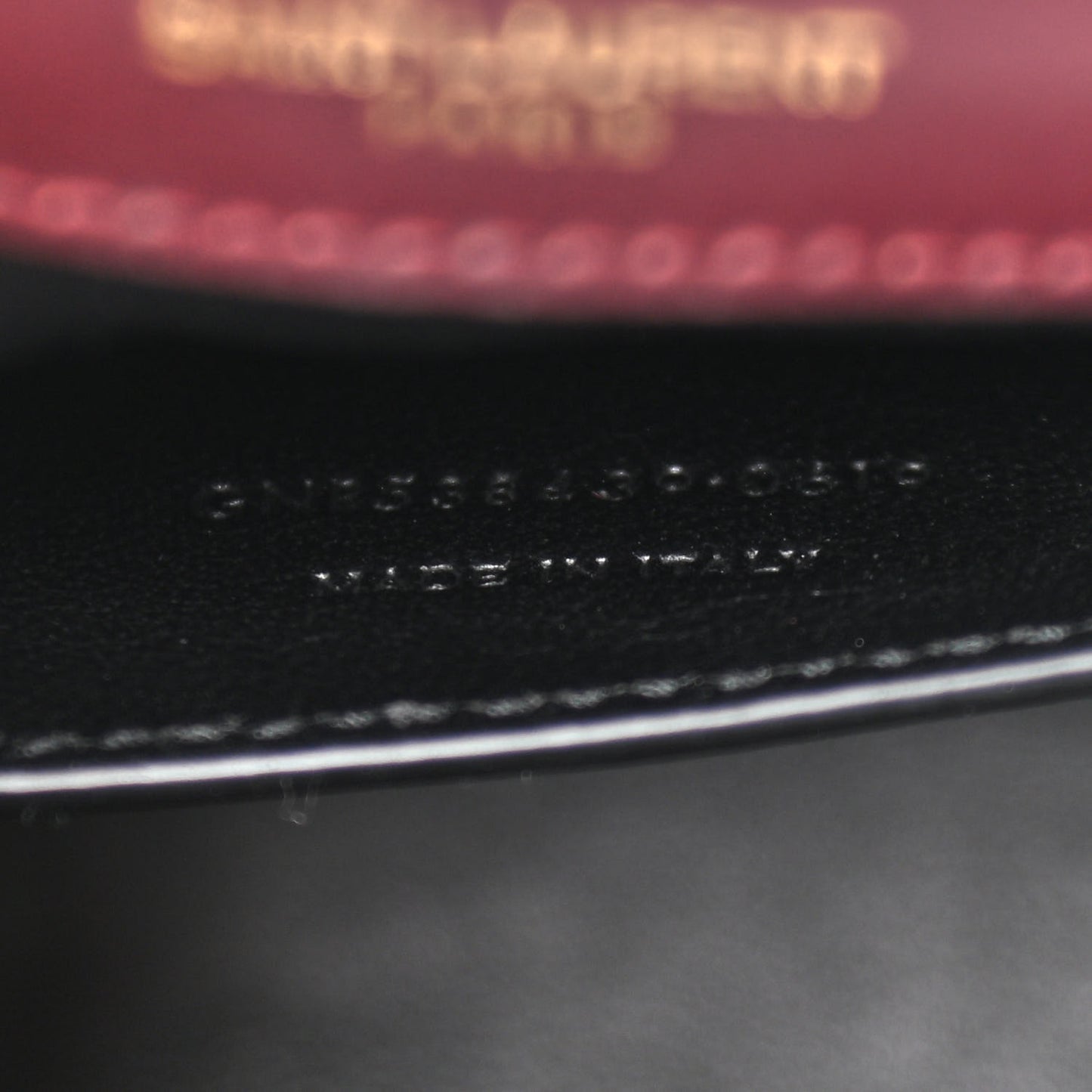 Velvet Matelasse Vicky Chain Bag Burgundy